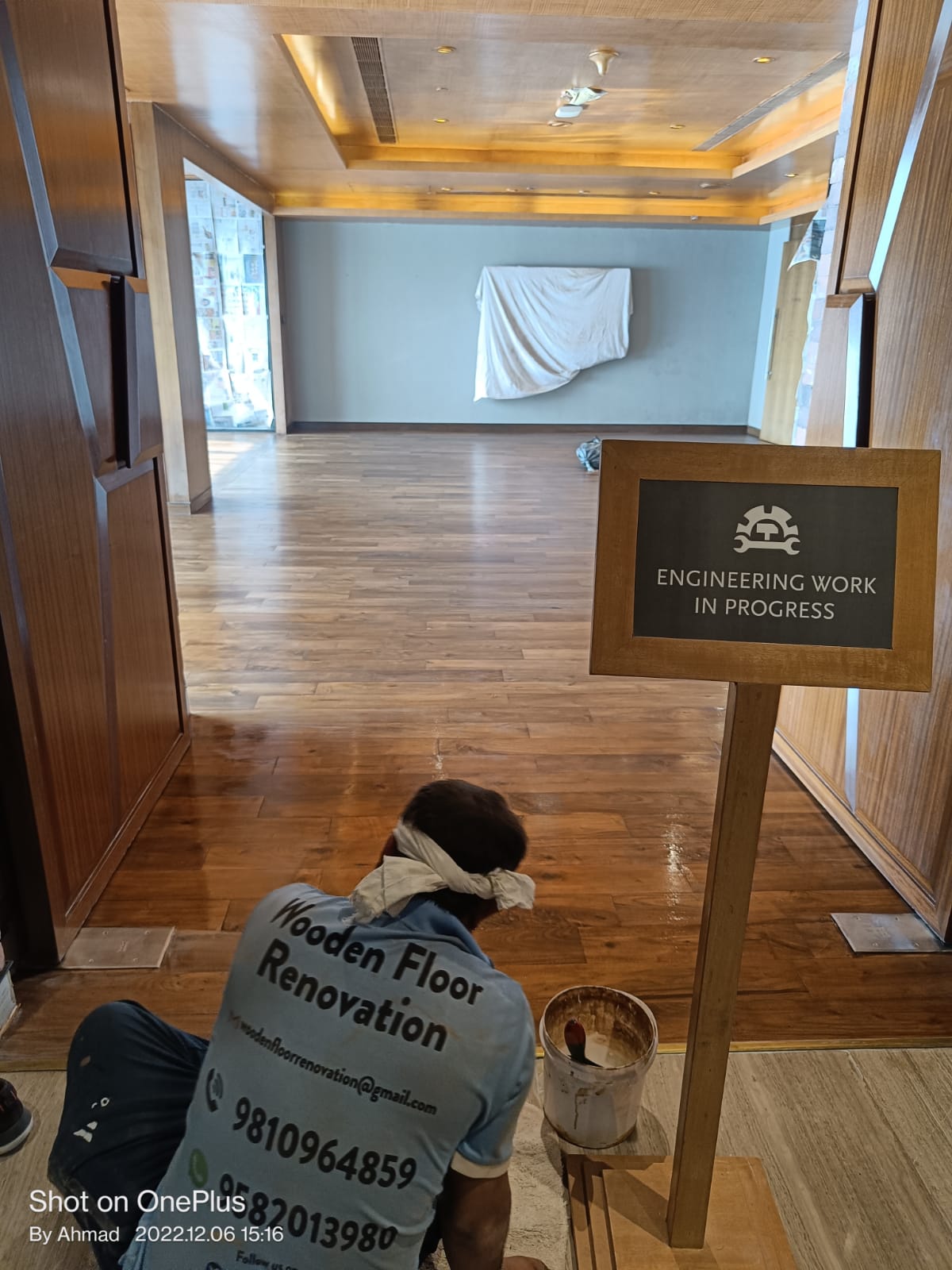 Hotel Wooden Floor Refinishing